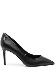 Tommy Hilfiger pointed-toe leather pumps - Nero