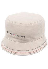 Tommy Hilfiger logo-embroidered bucket hat - Toni neutri