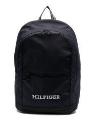 Tommy Hilfiger logo-embroidered backpack - Blu