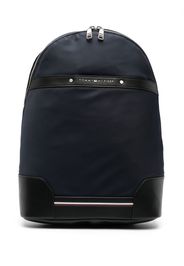 Tommy Hilfiger Central Repreve logo-lettering backpack - Blu