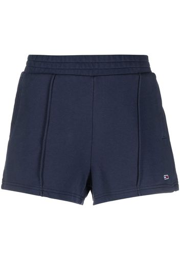 Tommy Jeans logo-patch shorts - Blu