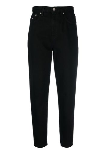 Tommy Jeans high-rise tapered-leg jeans - Nero