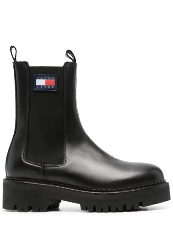 Tommy Jeans Urban 50mm leather boots - Nero