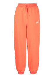 Tommy Jeans logo-embroidered track pants - Arancione