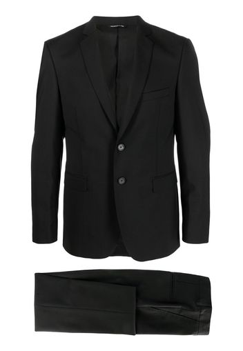 Tonello single-breasted virgin-wool suit - Nero