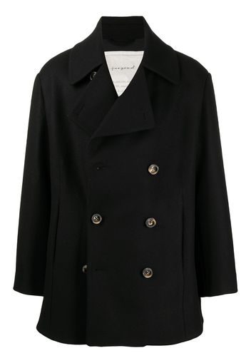 Toogood The Acrobat double-breasted coat - Nero