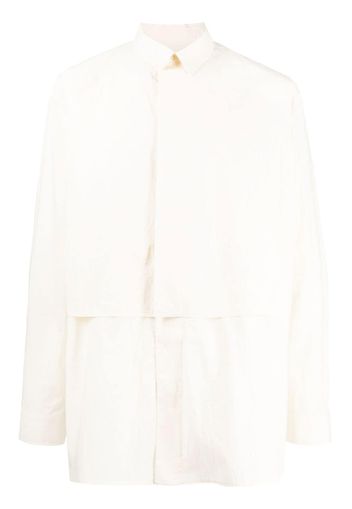 Toogood layered textured shirt - Bianco