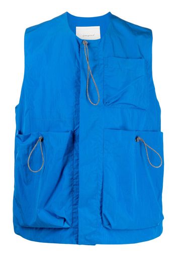 Toogood The Roper boxy gilet - Blu