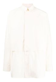 Toogood layered textured shirt - Bianco