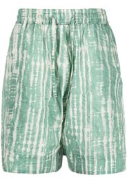 Toogood striped bermuda shorts - Verde