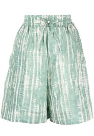 Toogood The Diver tie-dye shorts - Verde