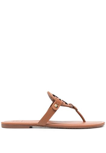 Tory Burch Miller logo sandals - Toni neutri