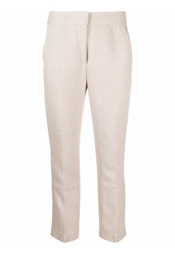 Tory Burch button-cuff trousers - Toni neutri