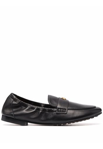 Tory Burch slip-on leather loafers - Nero