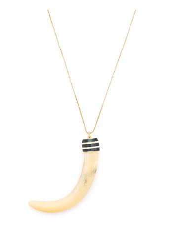 Tory Burch horn-pendant necklace - Oro