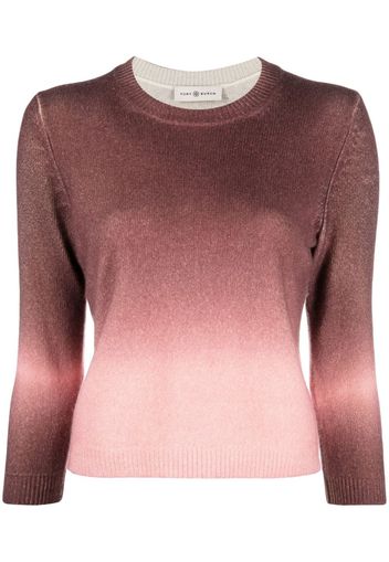 Tory Burch ombré-effect cashmere jumper - Rosa