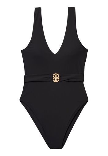 Tory Burch Costume intero Miller con scollo a V - Nero