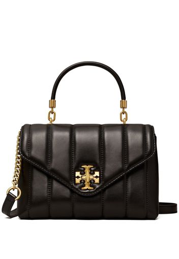 Tory Burch Borsa a tracolla con placca logo - Nero