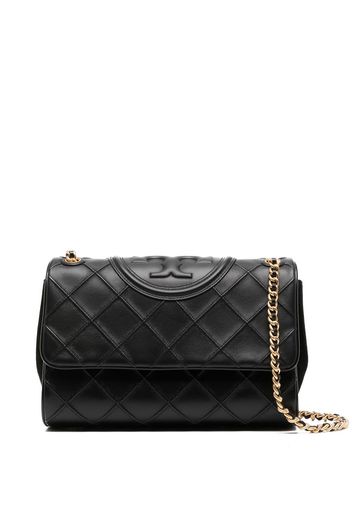 Tory Burch Fleming quilted leather shoulder bag - Nero