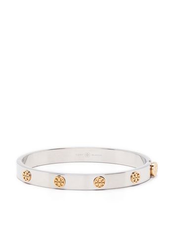 Tory Burch Miller Stud hinge bracelet - Argento