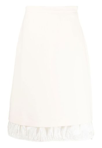 Tory Burch layered midi skirt - Toni neutri