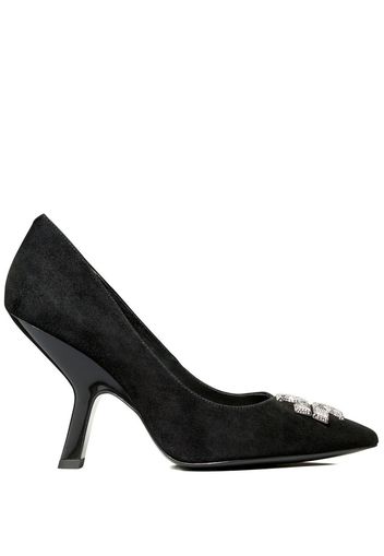 Tory Burch Pumps Eleanor Pave 100mm - Nero