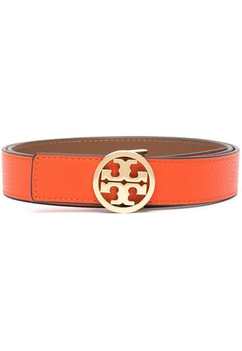 Tory Burch 1" Miller reversible leather belt - Arancione