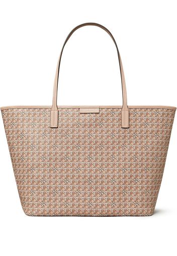 Tory Burch Ever-Ready monogram tote - Toni neutri