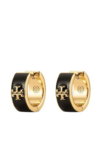 Tory Burch huggie hoop earrings - Oro