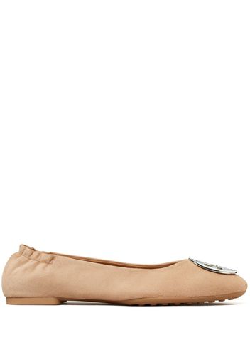 Tory Burch Ballerine Claire con applicazione - Toni neutri