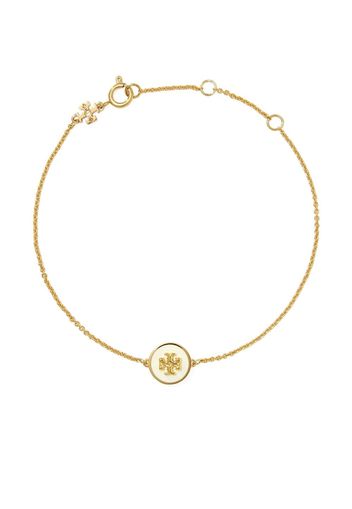 Tory Burch Bracciale Kira con placca logo - Oro