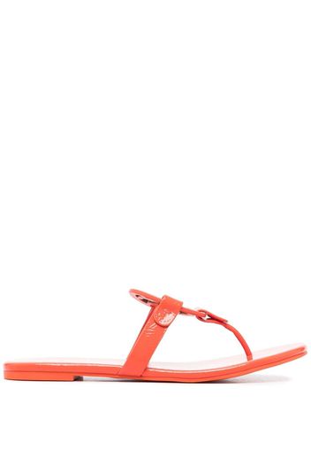 Tory Burch logo-patch detail slides - Arancione