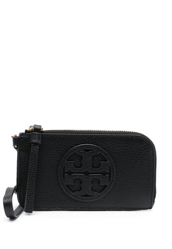 Tory Burch Miller logo-cut card case - Nero