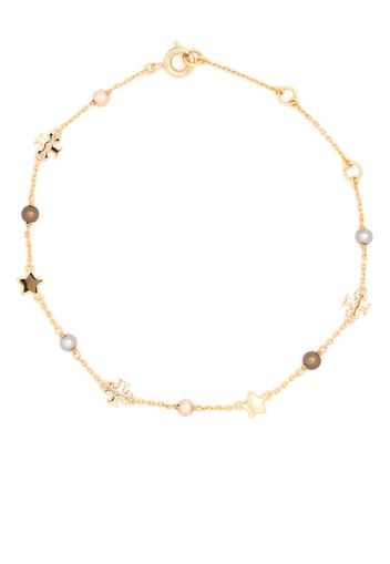 Tory Burch Kira 18kt gold plated pearl bracelet - Oro