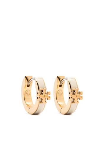 Tory Burch Kira huggie hoop earrings - Oro