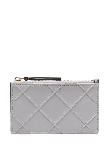 Tory Burch Portafoglio trapuntato - Grigio