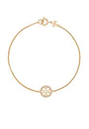 Tory Burch Bracciale con logo Miller - Oro