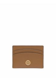 Tory Burch Portacarte Kira con logo - Marrone