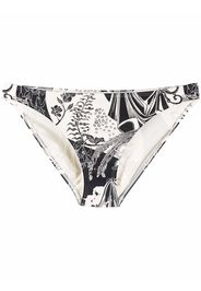 Tory Burch Slip bikini con stampa vegetale - Toni neutri