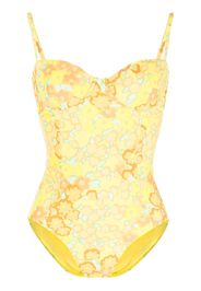 Tory Burch floral print swimsuit - Giallo