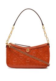 TORY BURCH Borsa a spalla con monogramma T - Arancione