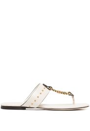 Tory Burch Vintage Plaque Sandal - Bianco