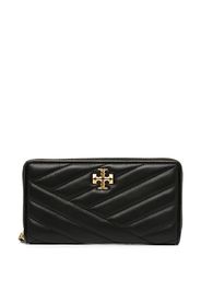 Tory Burch chevron-quilted continental wallet - Nero