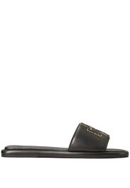 Tory Burch Sandali slides con applicazione - PERFECT BLACK / GOLD