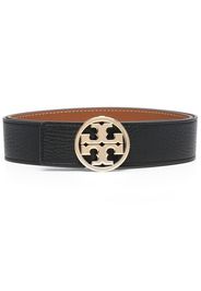 Tory Burch logo-plaque buckle belt - Nero