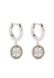 Tory Burch charm-dangle earrings - Argento