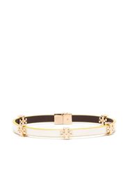 Tory Burch Eleanor enamel bracelet - Bianco