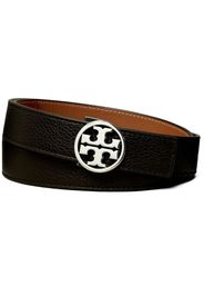 Tory Burch reversible logo-buckle leather belt - Nero