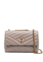 Tory Burch small Kira chevron-quilted shoulder bag - Grigio