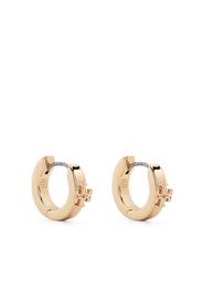 Tory Burch Double T-motif polished earrings - Oro